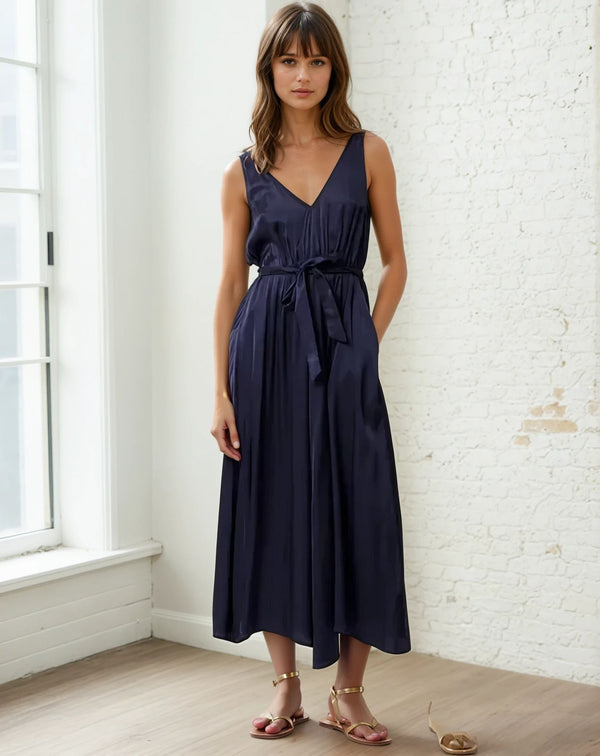 Achouak Dress | Bleu Marine