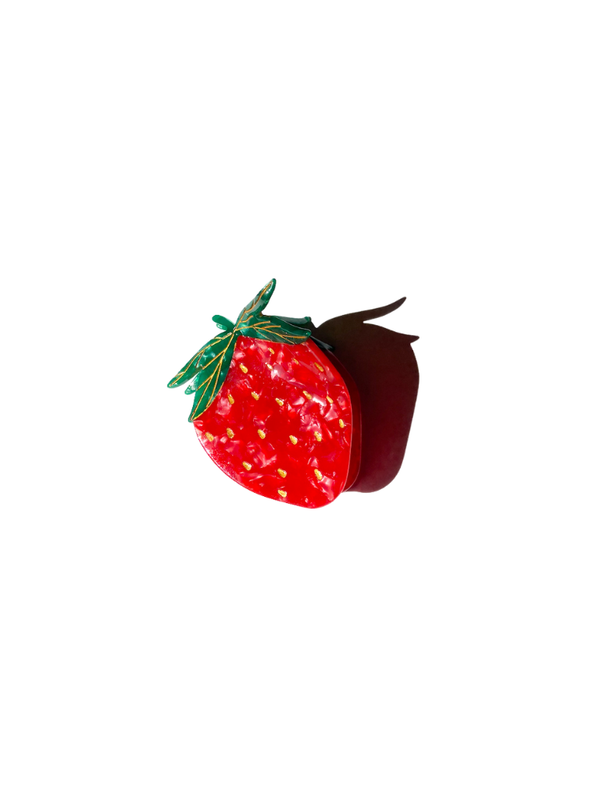 Solar Eclipse Strawberry Fruit Claw Hair Clip | Eco-Friendly