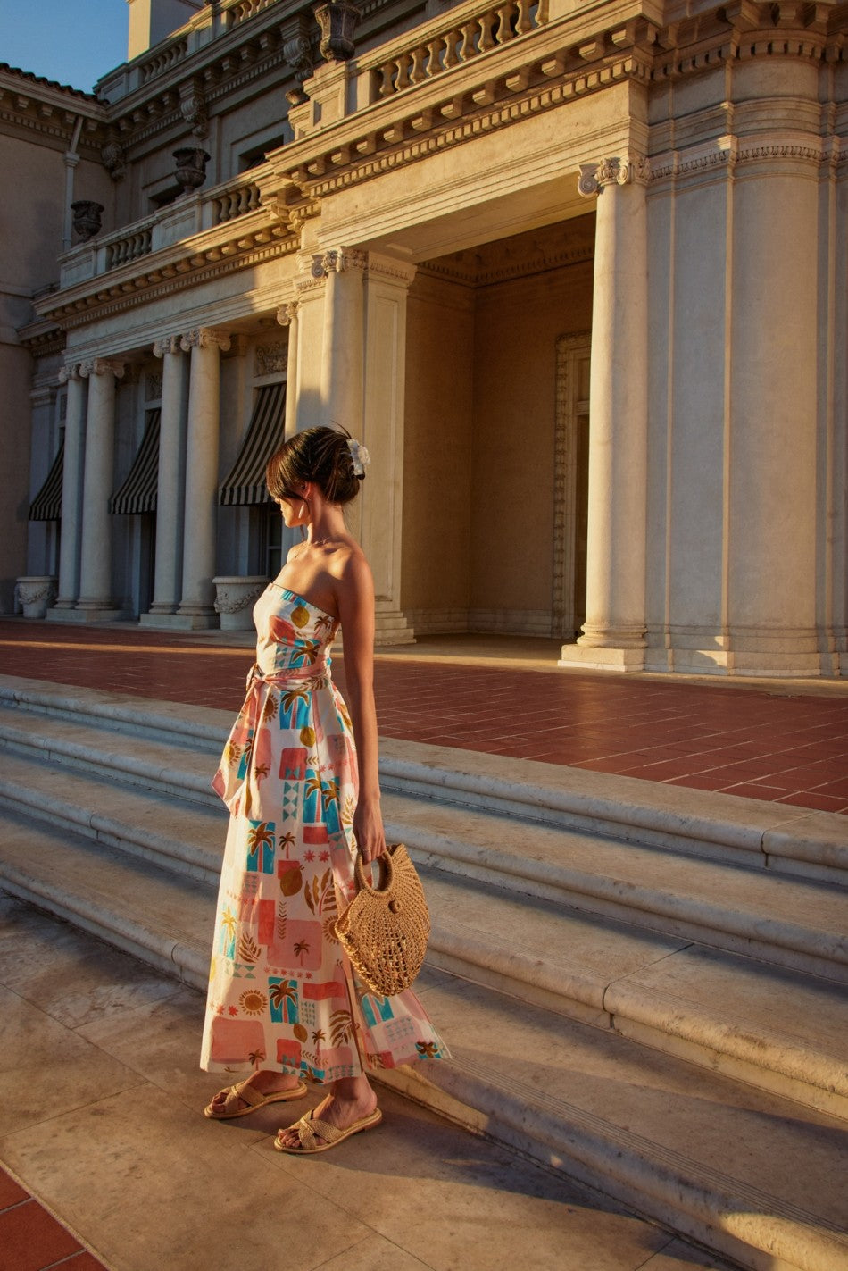 Amalfi Coast Midi Dress