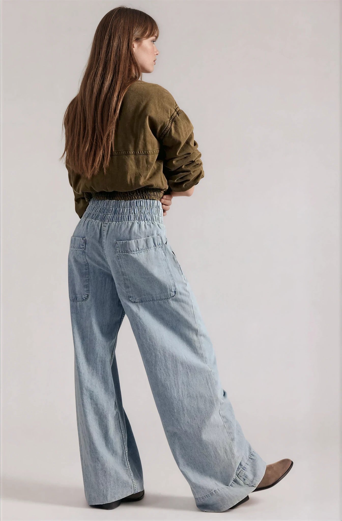 We The Free Breezy Denim Pull-On Jeans