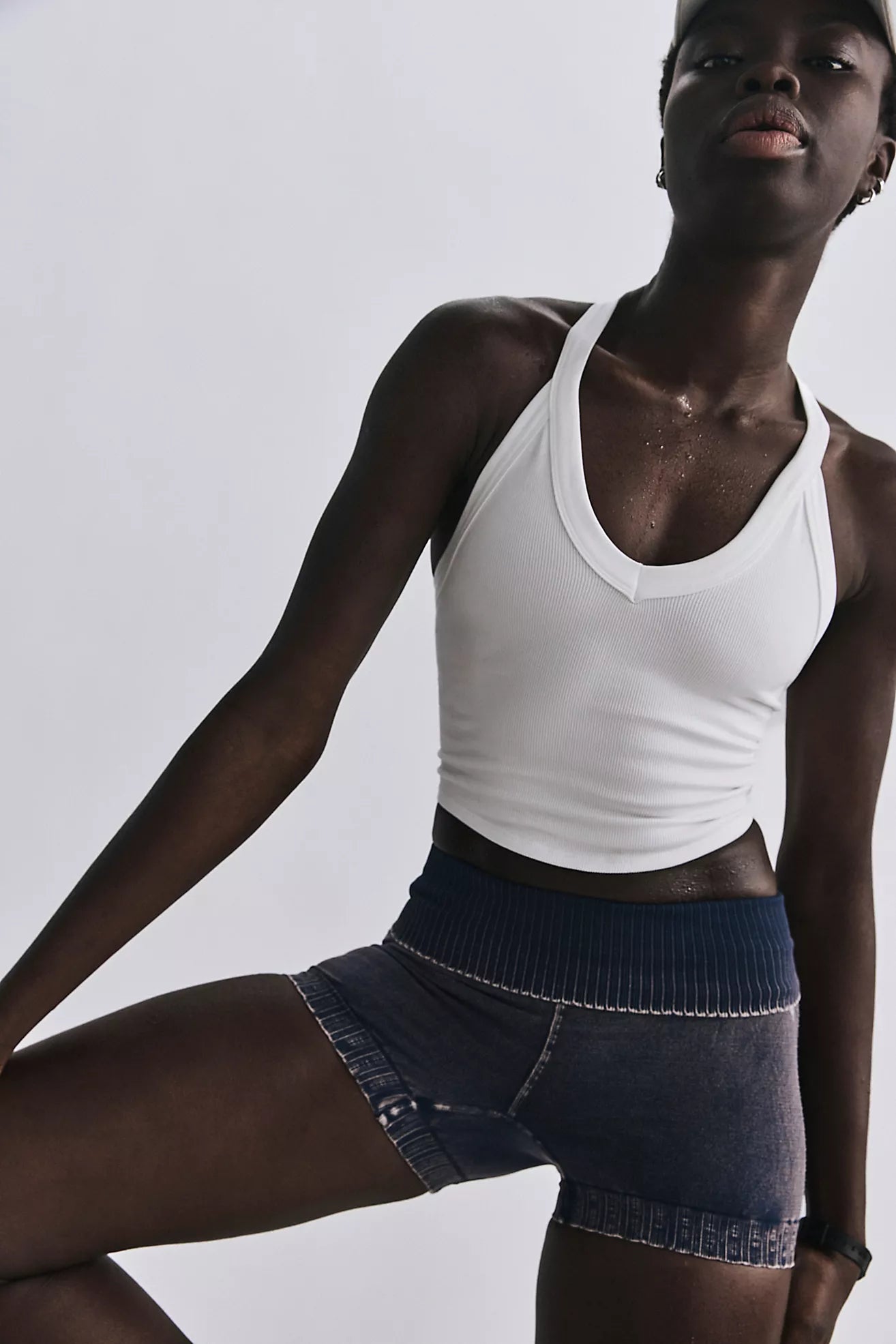 FP MOVEMENT ALL CLEAR V NECK CAMI WHITE