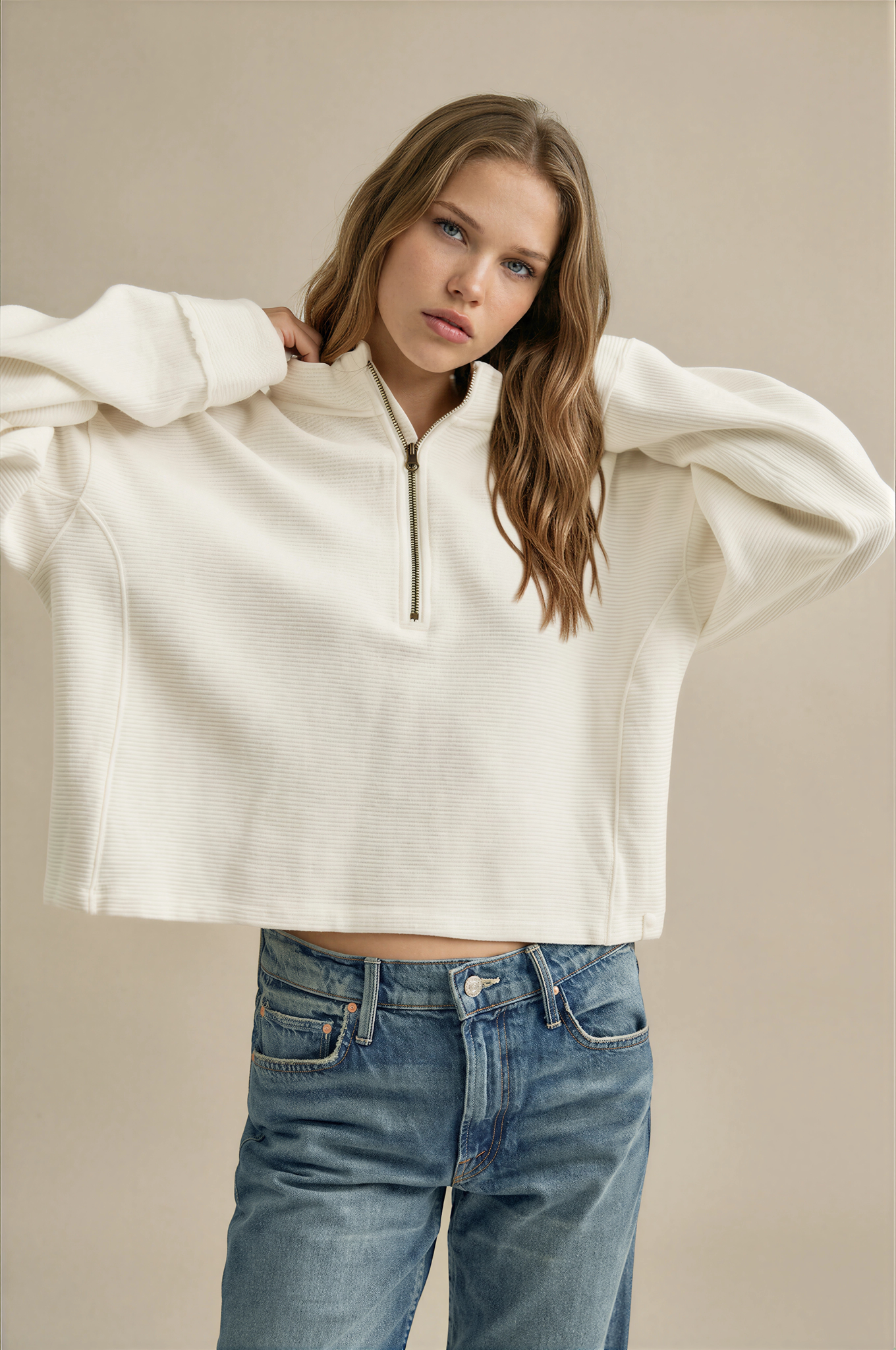 We the Free Celeste Quarter Zip