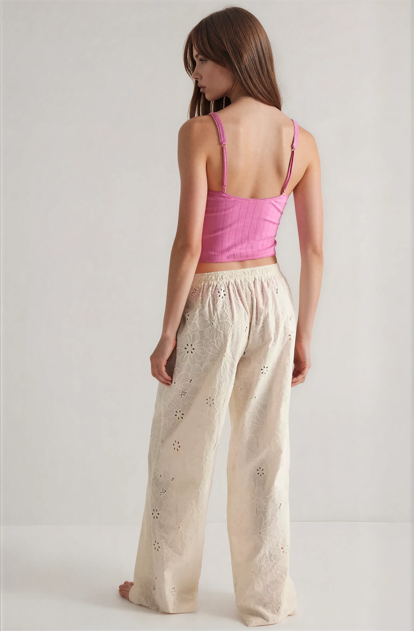 Free People Day Drift Pants White Alyssum