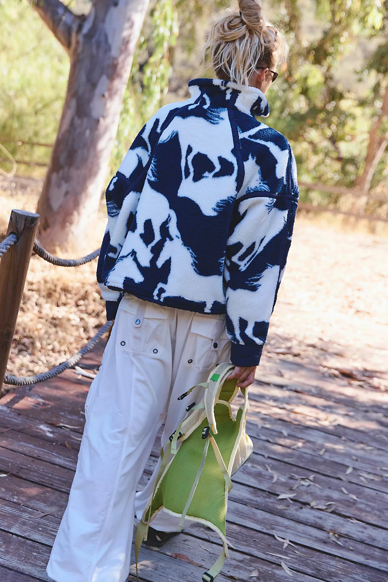 FP Movement Mountain High Printed Half-Zip Fleece Wild Horses