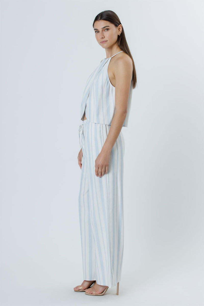 Santorini Striped Wide Leg Pants