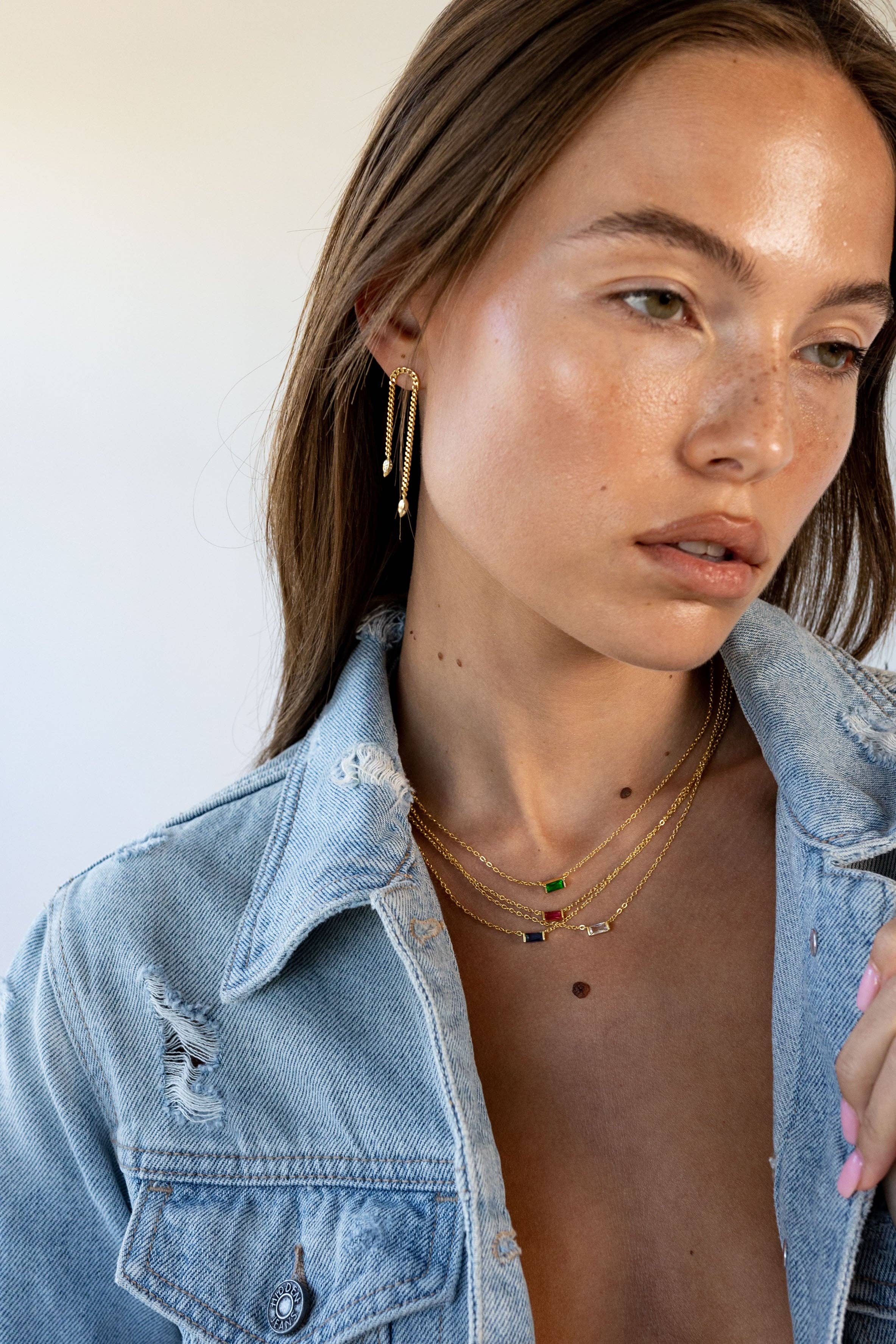Willow Necklace | Sterling Silver 14K Gold Plated