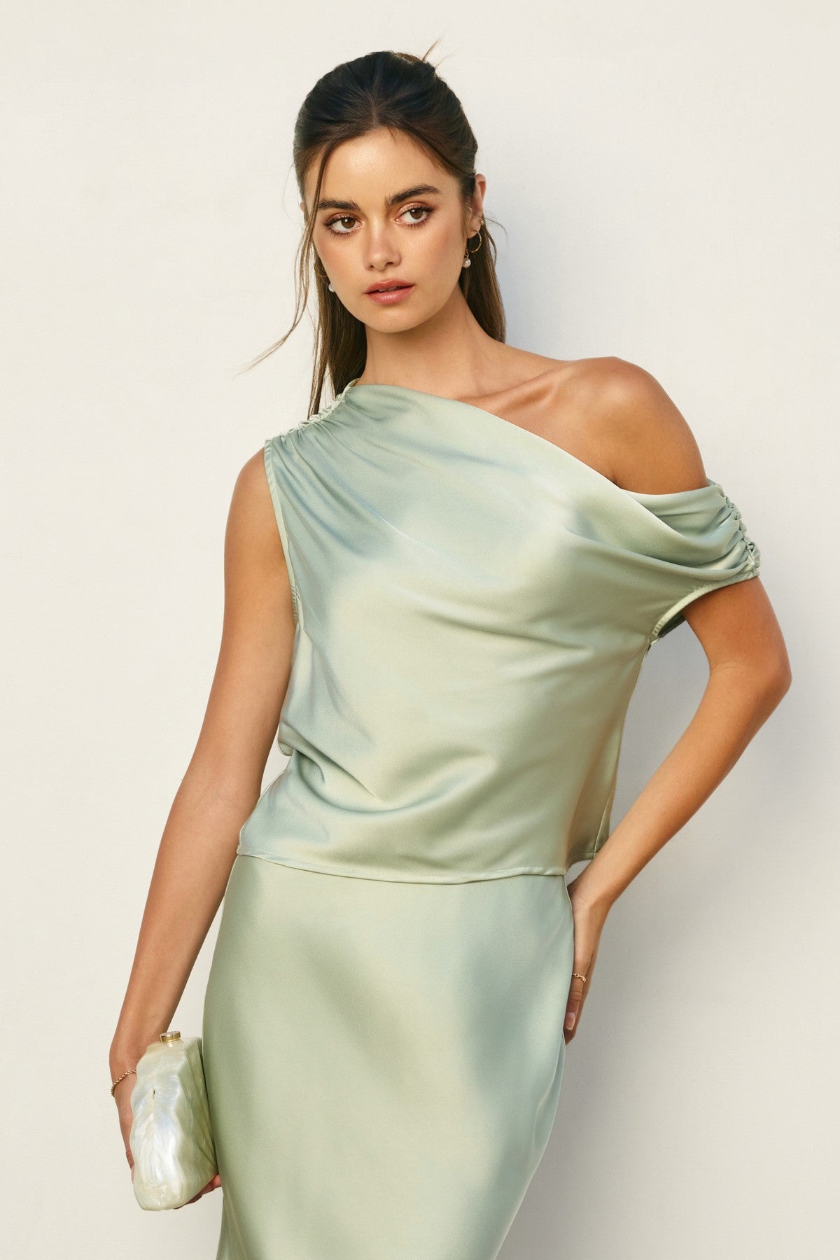 Melinda Sage Asymmetrical Top