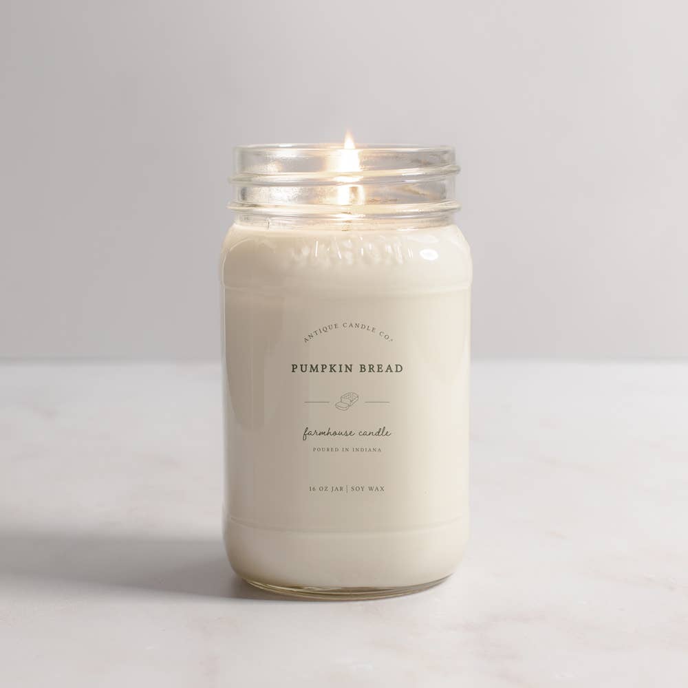 Pumpkin Bread - Soy Wax Mason Jar Candle