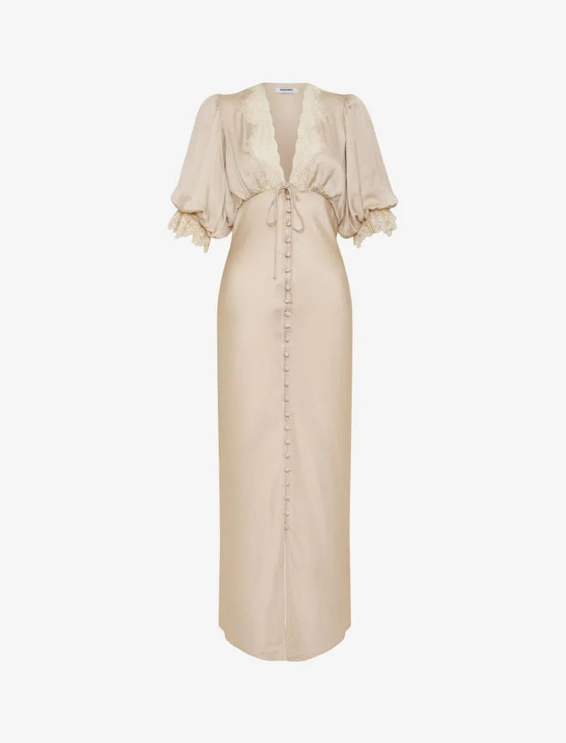 Rumored Honey Duster Maxi Dress Dove