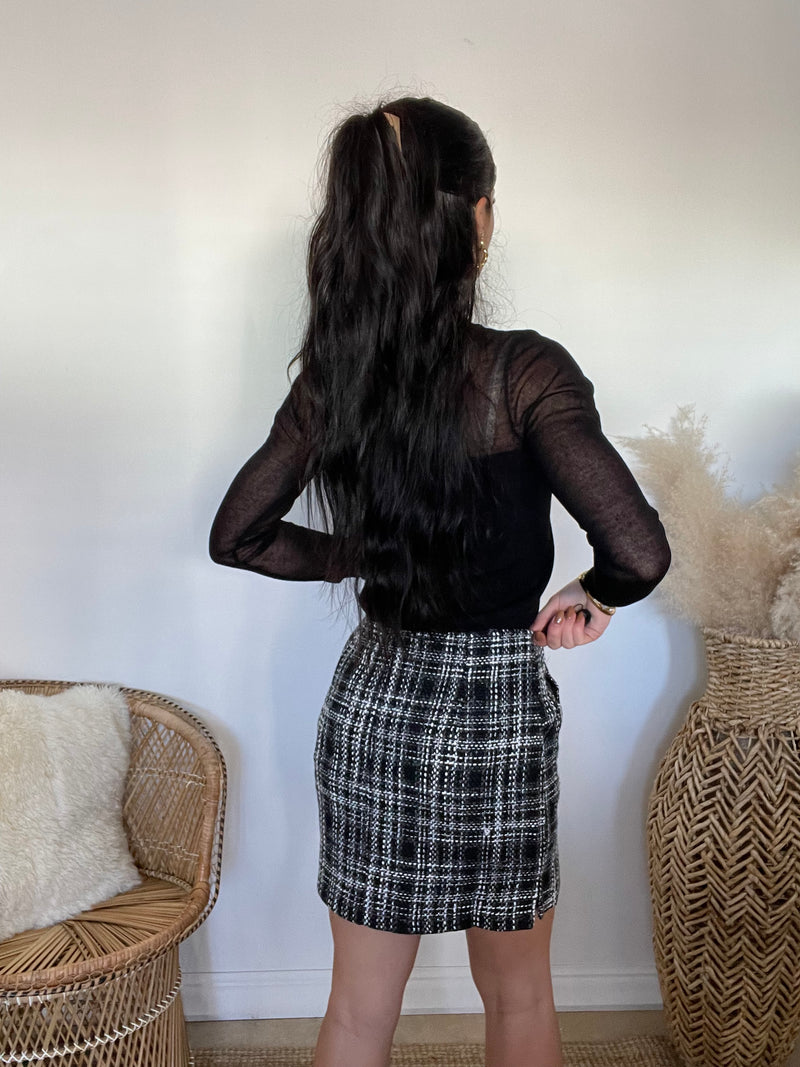 Iman Plaid Mini Skirt | FINAL SALE