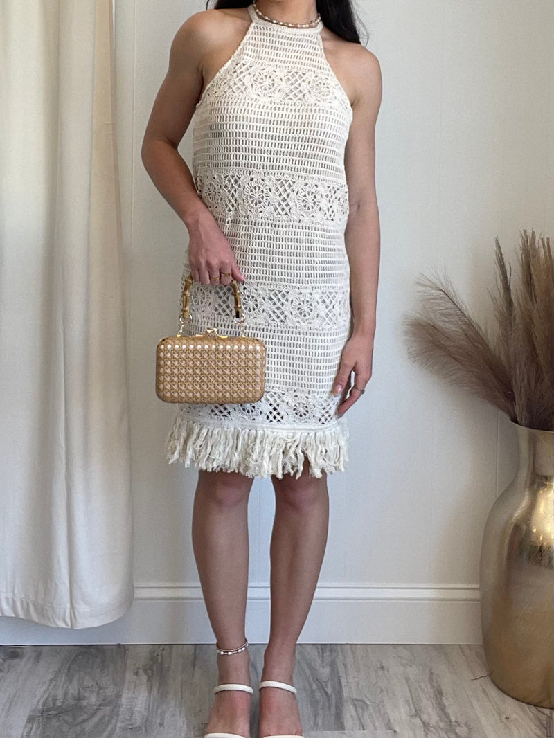 Stevie Crochet Midi Dress FINAL SALE