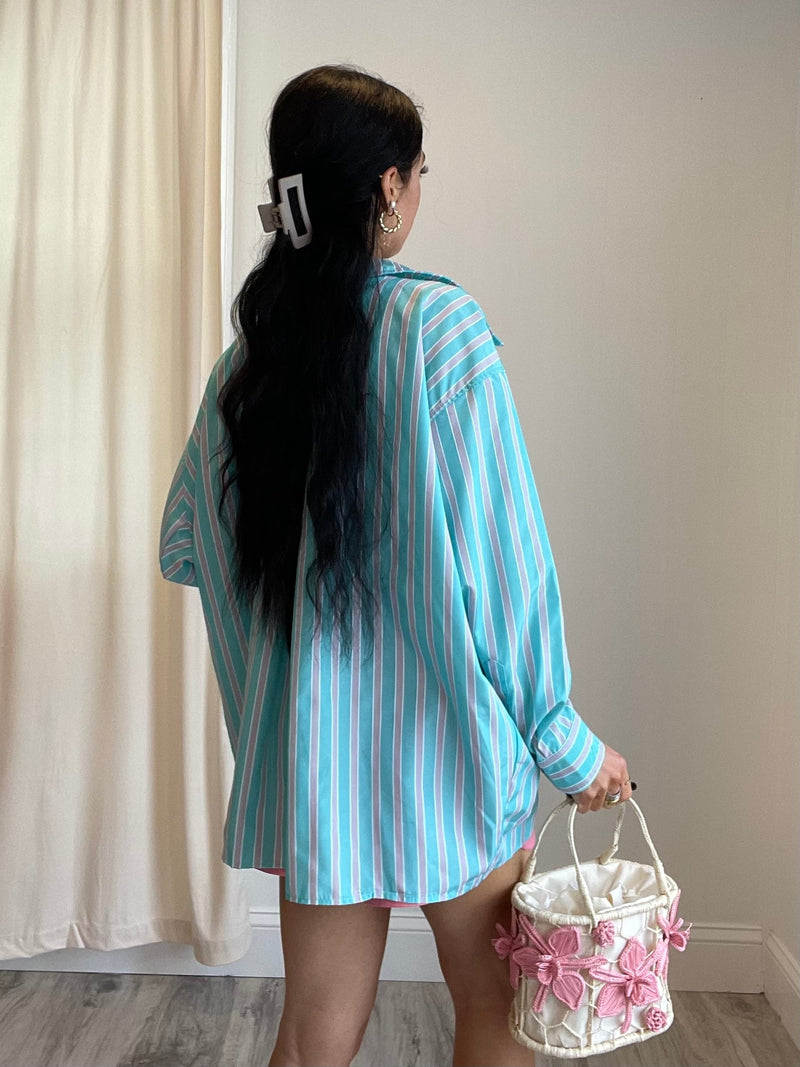 Katy Oversized Striped Shirt | FINAL SALE