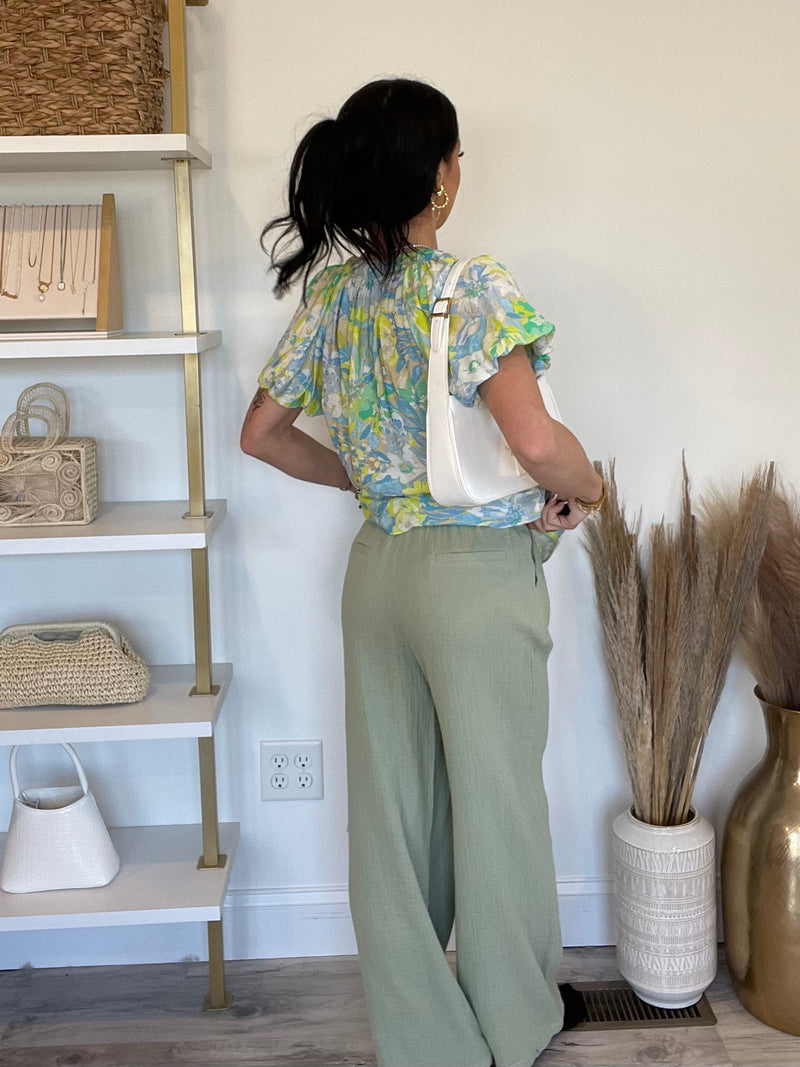 Aymie Woven Beach Pants