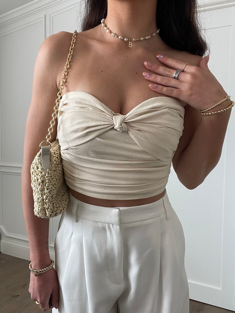 Descano Knotted Tube Top | FINAL SALE