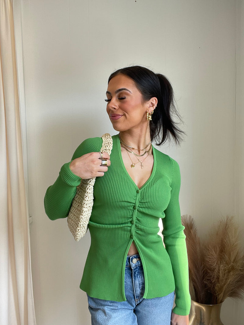 ASTR the Label | Ansen Sweater | Bright Green