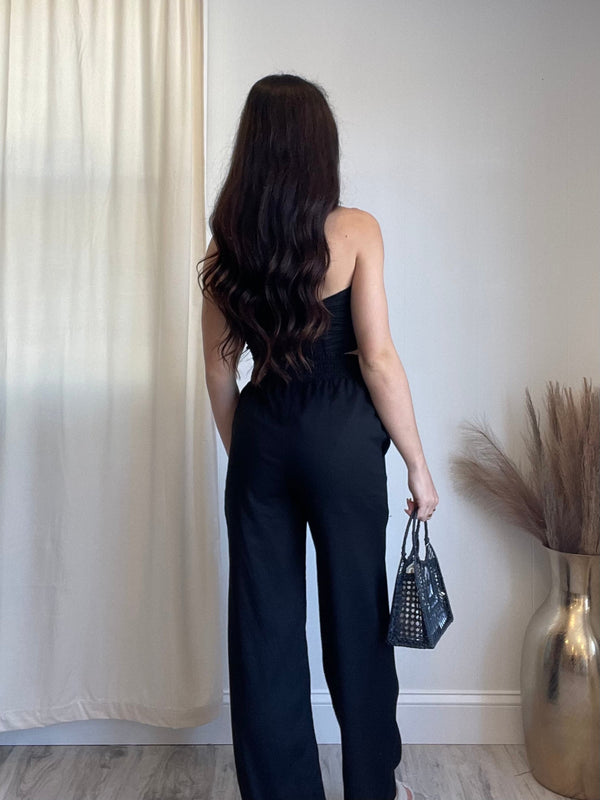 Mallorca Wide Leg Pants | Black