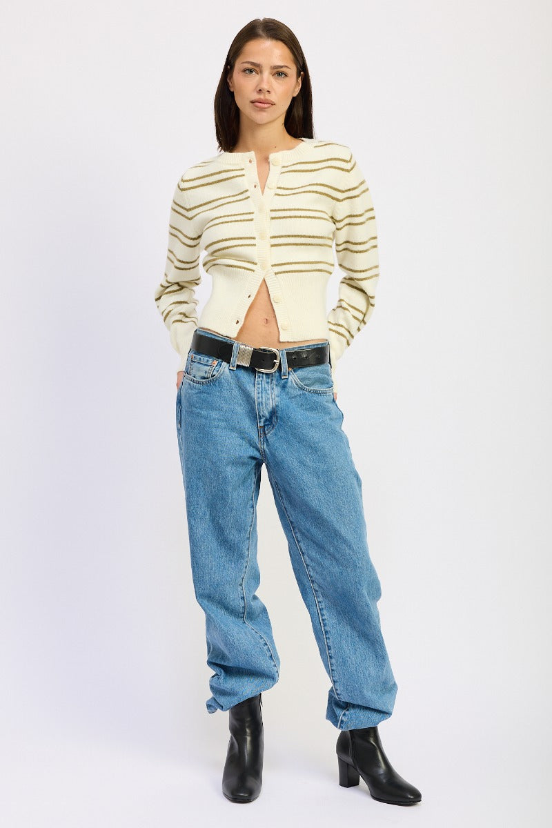 Sheila Striped Cardigan