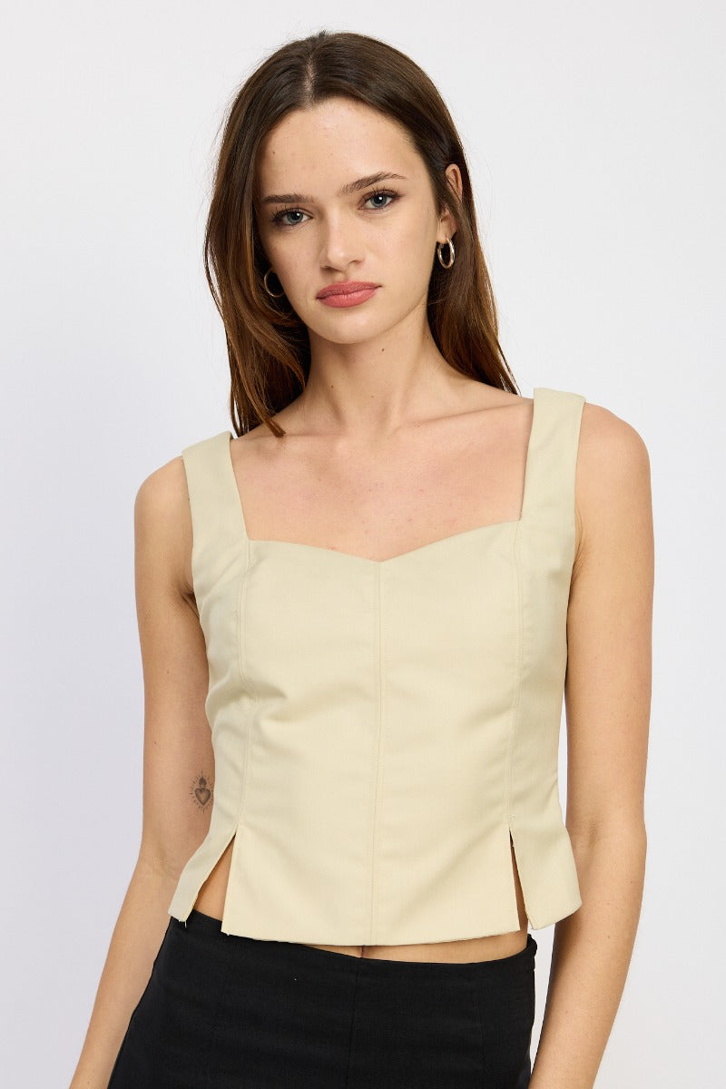 Amelia Bustier Tank Top