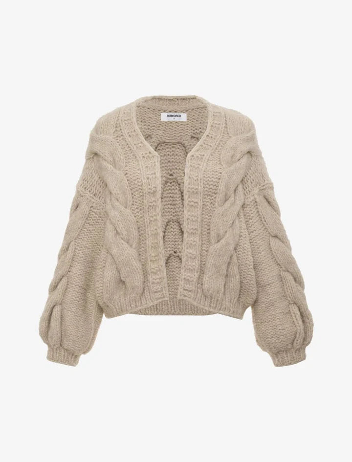 Rumored | Mimi Cardigan Sweater | Oat