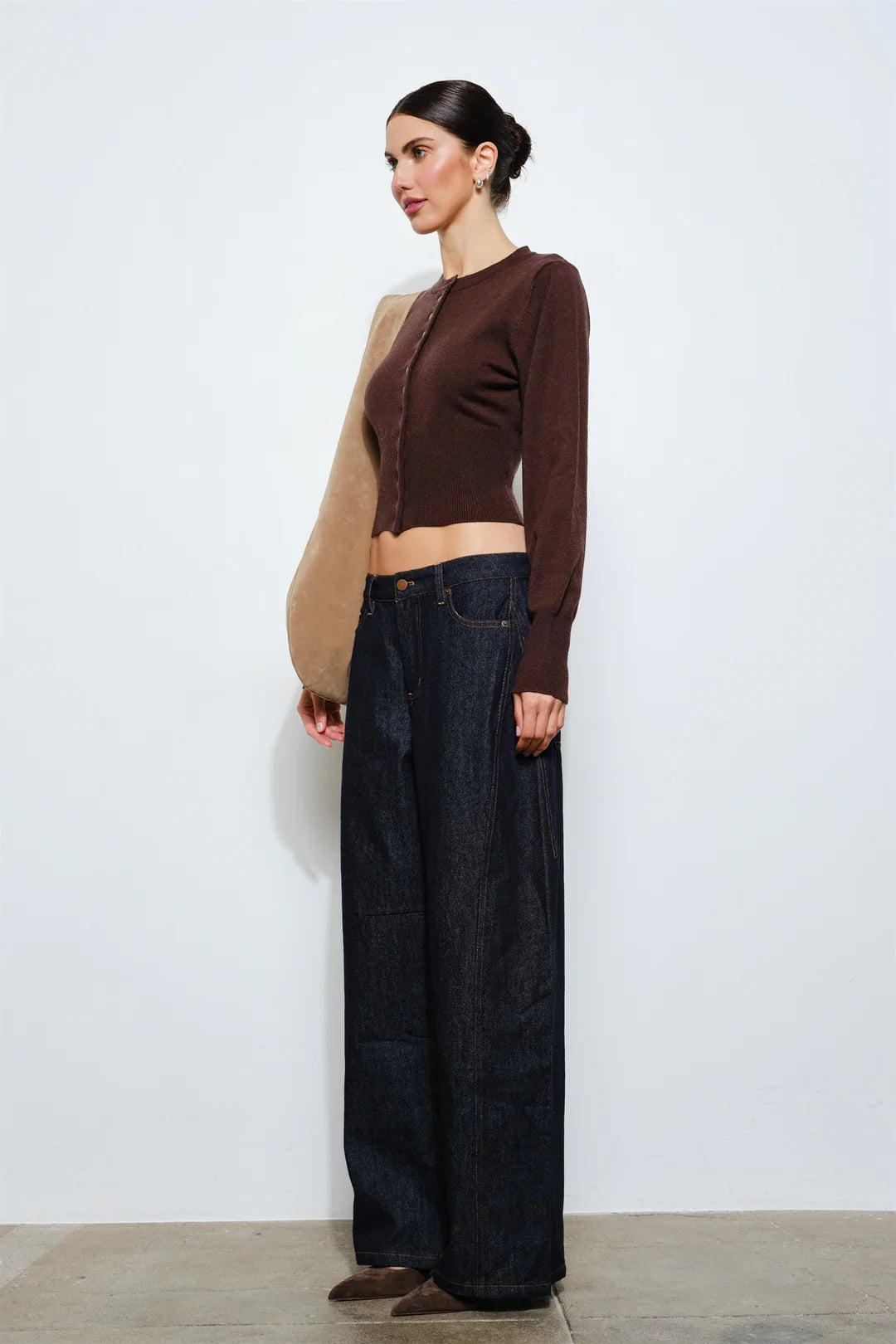 Cassandra Espresso Cardigan