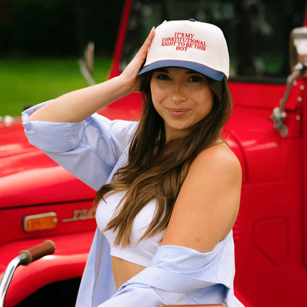 Constitutional Right Hat | Navy Natural