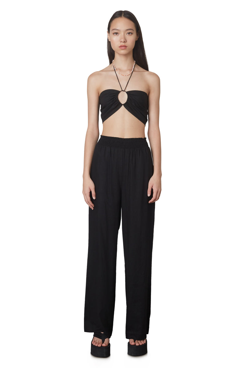 Mallorca Wide Leg Pants | Black