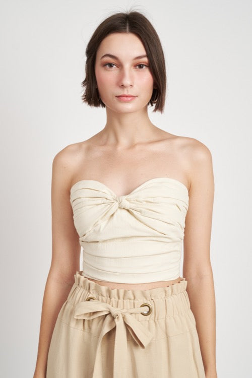 Descano Knotted Tube Top | FINAL SALE