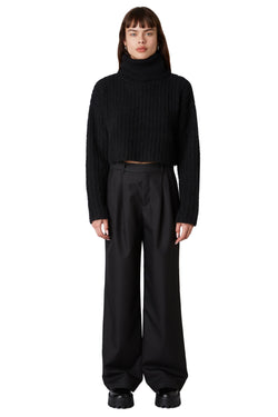 Kara Trousers Pants | Black