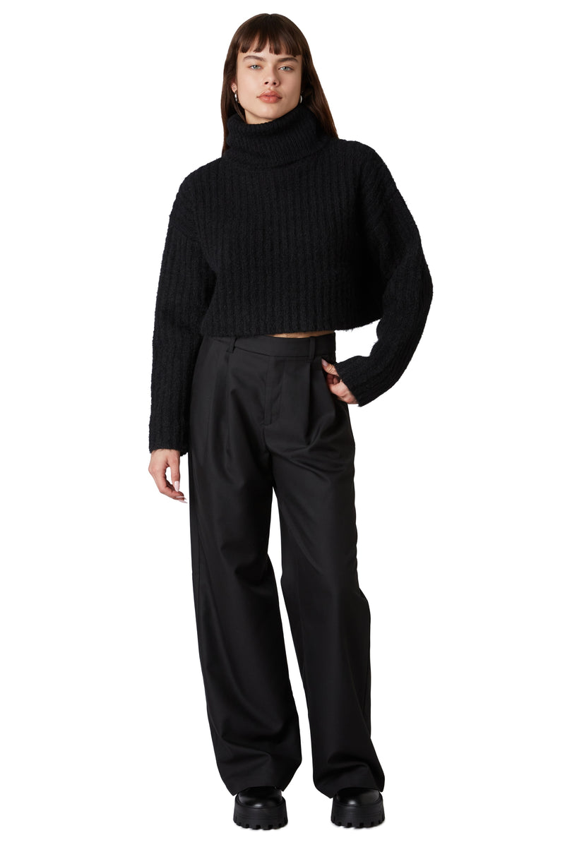 Kara Trousers Pants | Black