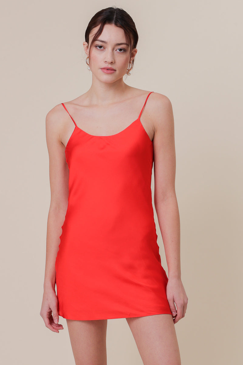 Line & Dot | Kira Mini Dress | Red