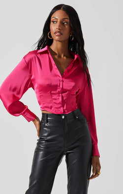 ASTR the Label | Millie Top | Hot Pink