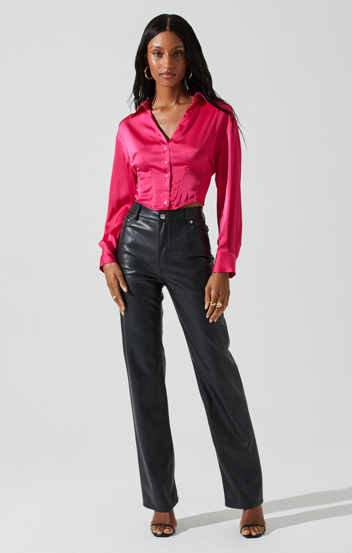 ASTR the Label | Millie Top | Hot Pink