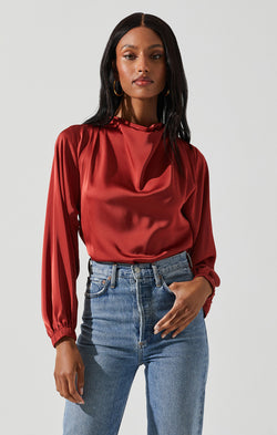 ASTR the Label | Veronica Top | Rust FINAL SALE