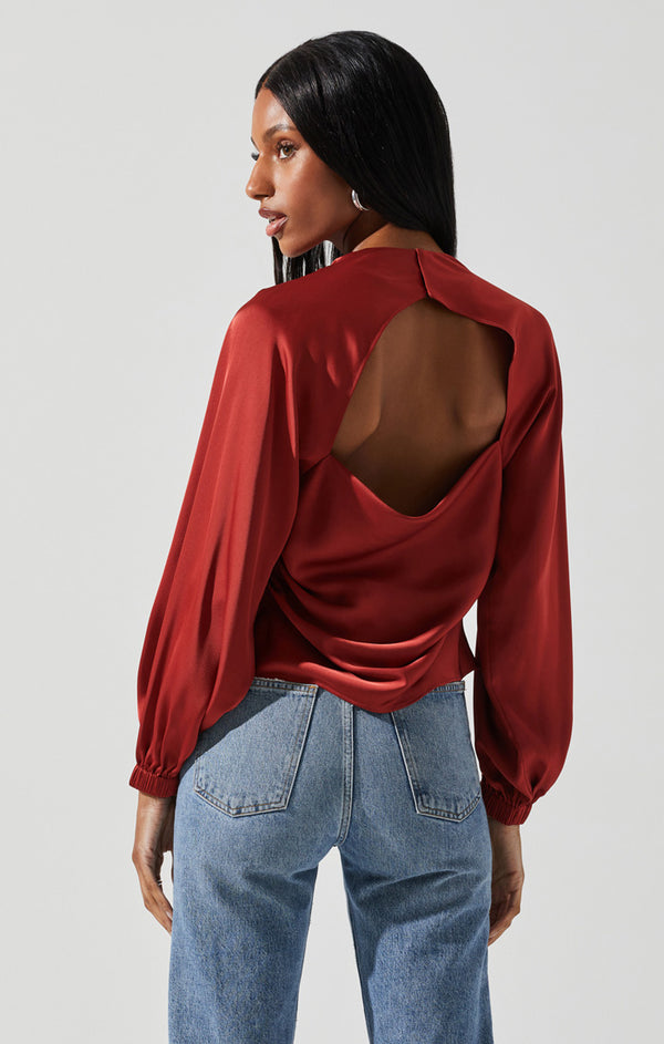 ASTR the Label | Veronica Top | Rust FINAL SALE