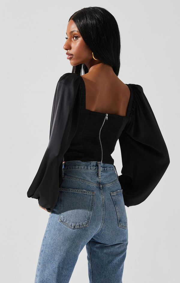 FINAL SALE ASTR the Label | Penny Top | Black