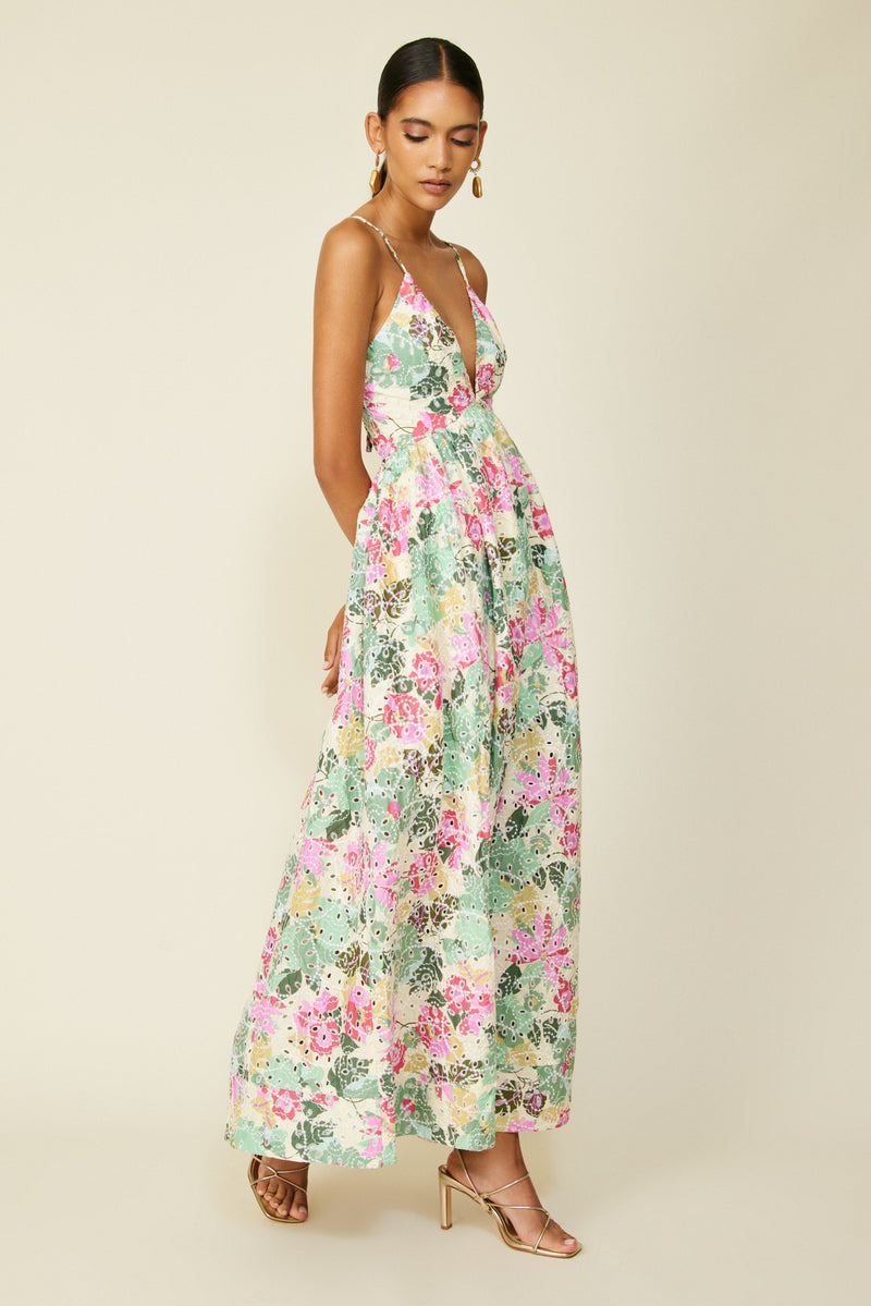 FINAL SALE Line & Dot | Playa Maxi Dress