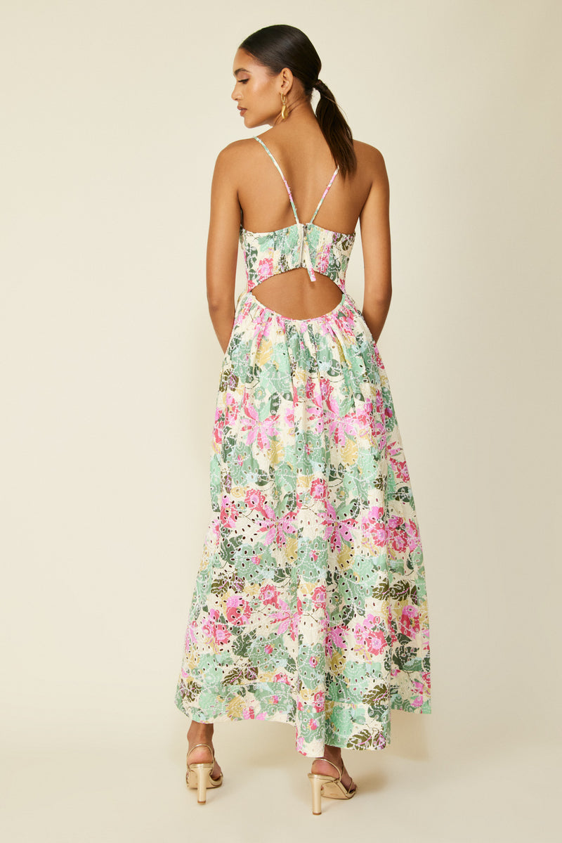 FINAL SALE Line & Dot | Playa Maxi Dress