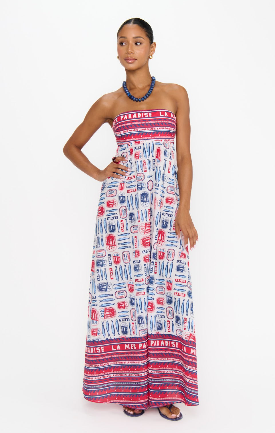 Show Me Your MuMu Day Out Salty Sardines Maxi Dress 