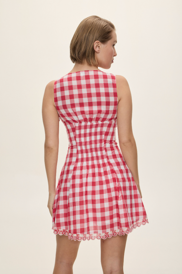 Frankies Bikinis | Farm Gauze Mini Dress | Malibu Picnic