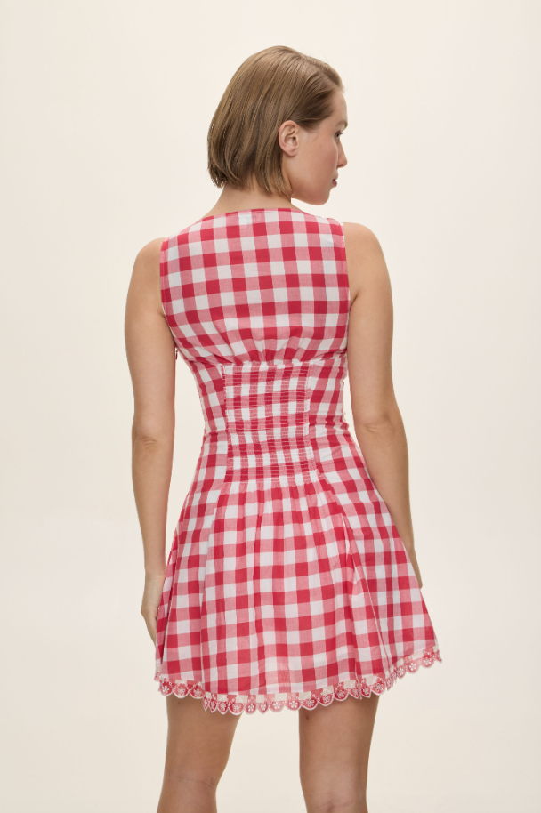 Frankies Bikinis | Farm Gauze Mini Dress | Malibu Picnic
