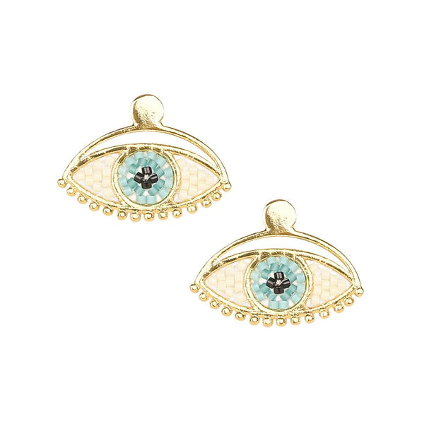 Eyez Beaded Earrings | Mishky