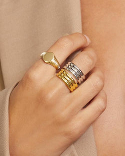 Ridged Band Ring | LUV AJ