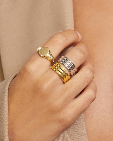 Ridged Band Ring | LUV AJ