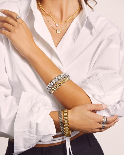 Pave Timepiece Bracelet | LUV AJ
