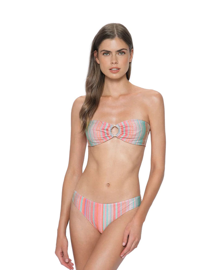 PQ Newport Stripes Basic Ruched Bottoms FINAL SALE