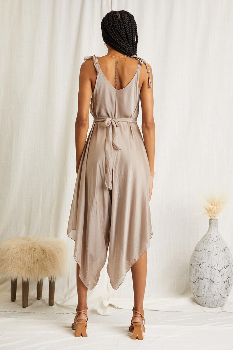 Nova Italian Silk Jumpsuit