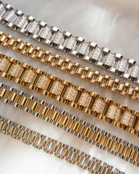 Pave Timepiece Bracelet