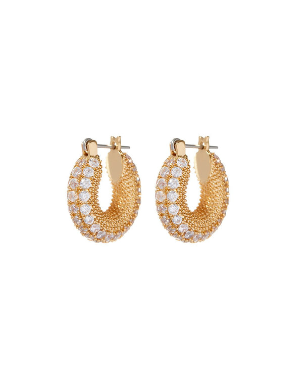 Pave Giselle Hoops | LUV AJ