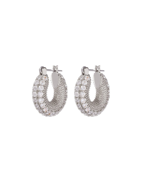 Pave Giselle Hoops | LUV AJ