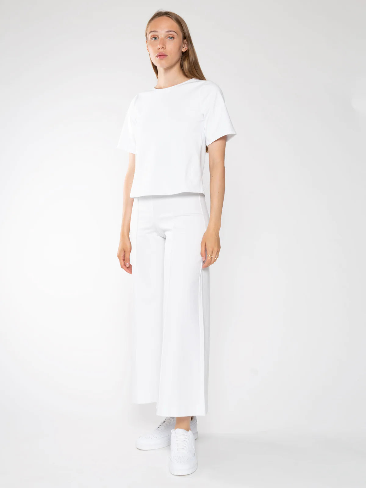 Ponte Knit Pants Ankle Edit